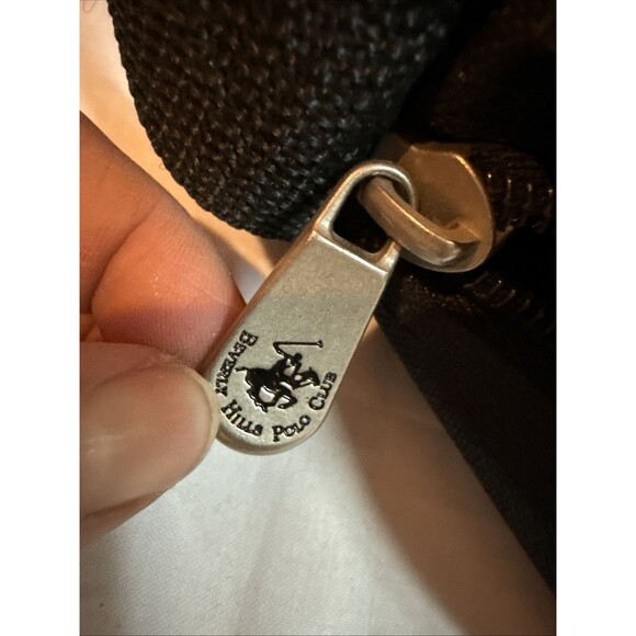 Beverly Hills Polo Club Messenger Equipment Laptop Computer Bag Logo Black & Red - Picture 13 of 13